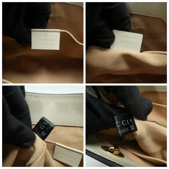 GUCCI Padlock Brown Leather Shoulder Bag 957-052825 - Picture 11 of 12